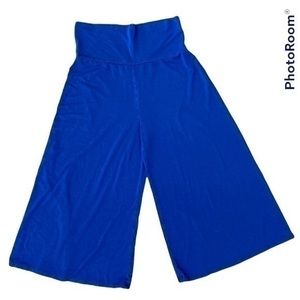 Moda International Culottes/Gaucho Royal Blue Pants